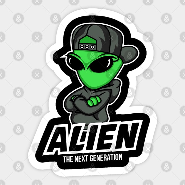 ALIEN THE NEXT GENERATION Sticker by beanbeardy